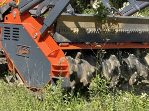 UM-Forest 220H на ETW-300M — рабочий ротор мульчера